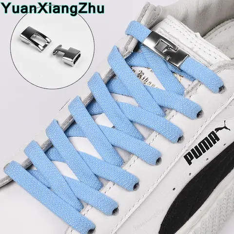 Elastic No-Tie Cross Buckle Shoelaces YuanXiangZhu