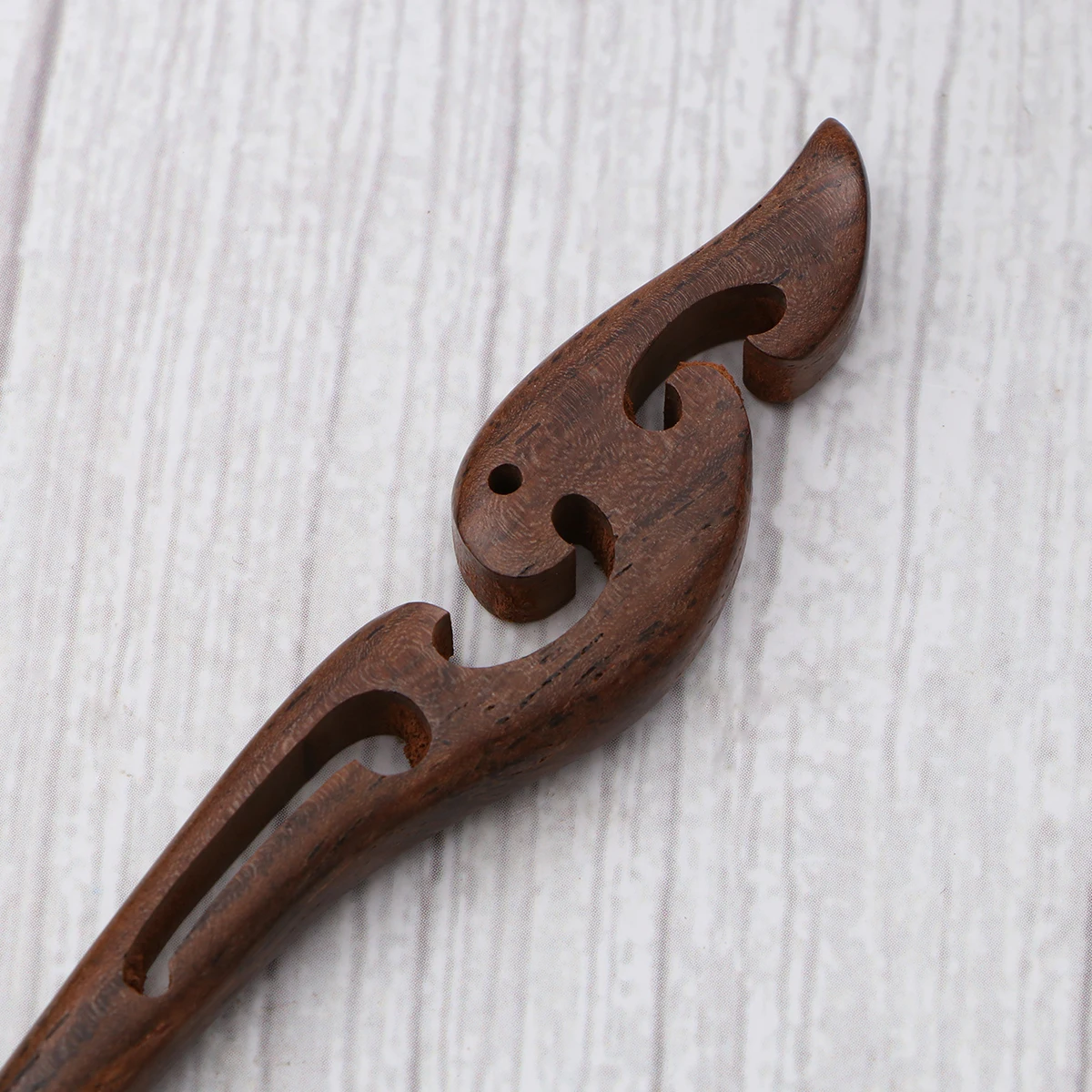 

2pcs Black Rosewood Hairpins Hair Clips Hair Claw Durable Wooden Traditional Chinese Style Updo