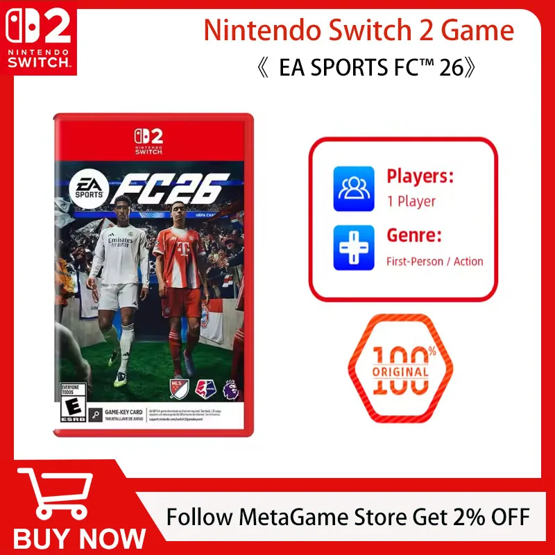 لعبة نينتندو سويتش - EASPORTS FC26 - لبطاقة ألعاب NS2 المادية