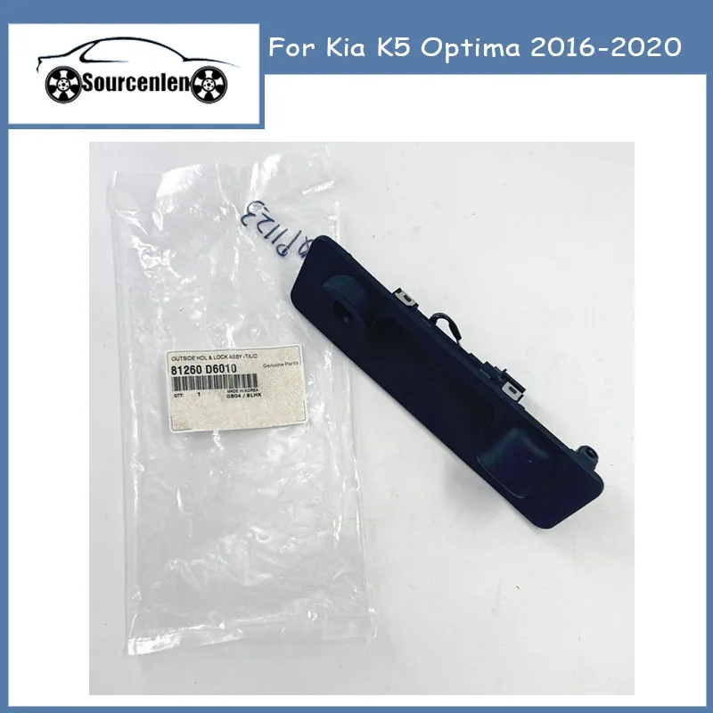 

81260D6010 81260-D6010 Новый переключатель задней двери багажника, ручка замка крышки багажника, кнопка корпуса для Kia K5 Optima 2016-2020