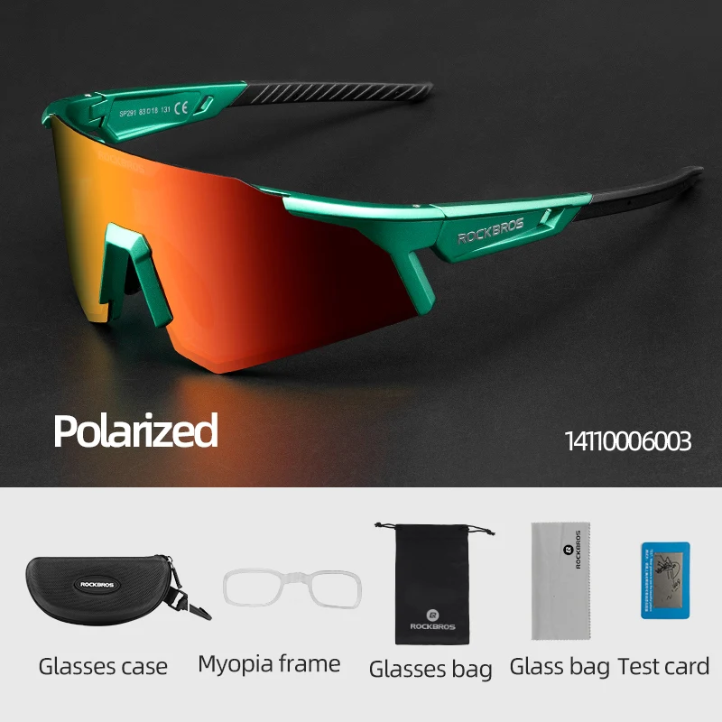 ROCKBROS Radfahren Brille Photochrome Fahrrad Brille Polarisierte Männer Sonnenbrille MTB Rennrad Brillen Schutz Brille
