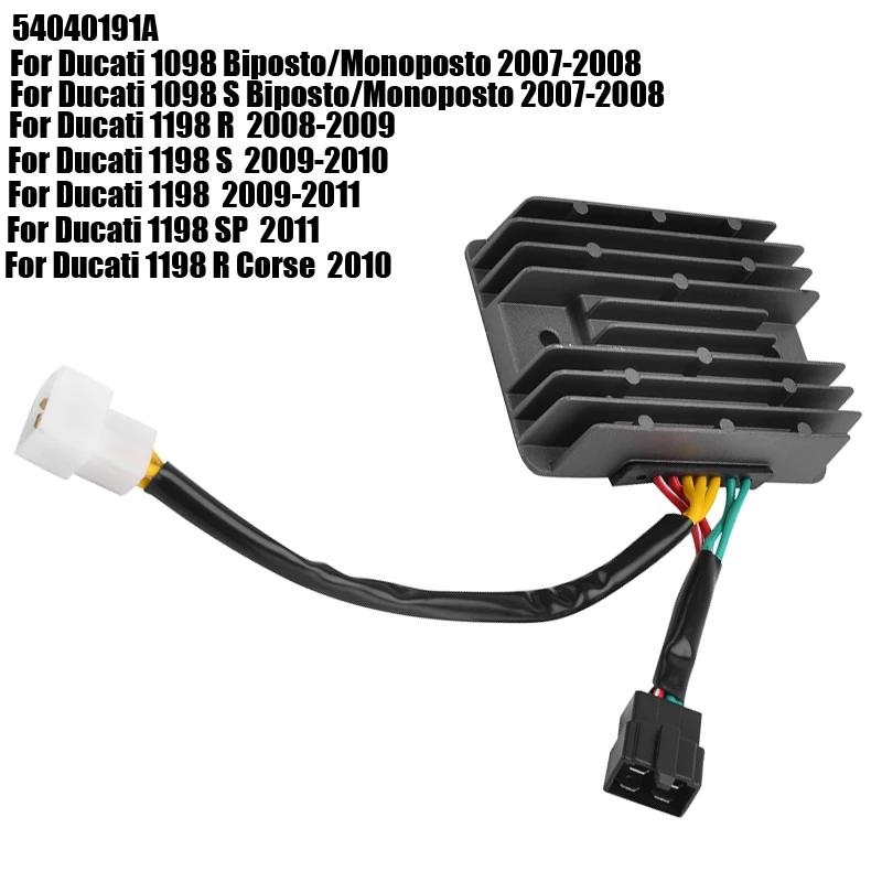 54040191A Voltage Regulator Rectifier For Ducati 1098/S  Biposto/Monoposto 1198/R/S/SP/S Corse 848 749 S R Biposto/Monoposto