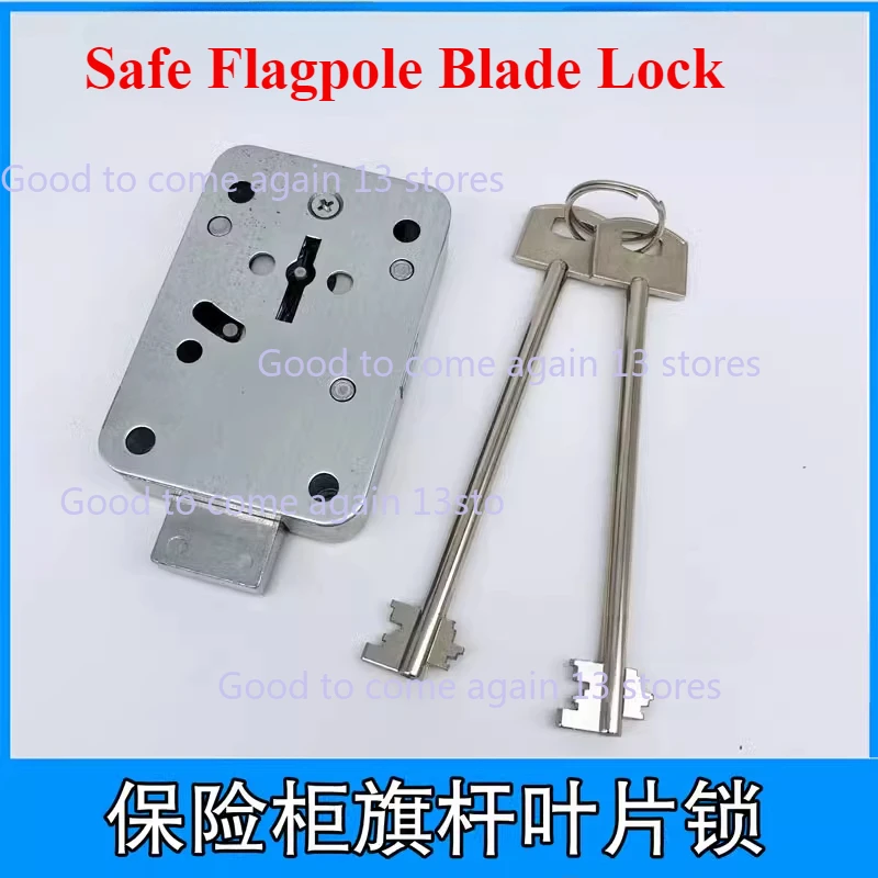 Safe Flagpole Blade Vault Door Lock Double Lock Bank Management Lock Double Key Cylinder Anti-theft Double Cylinder