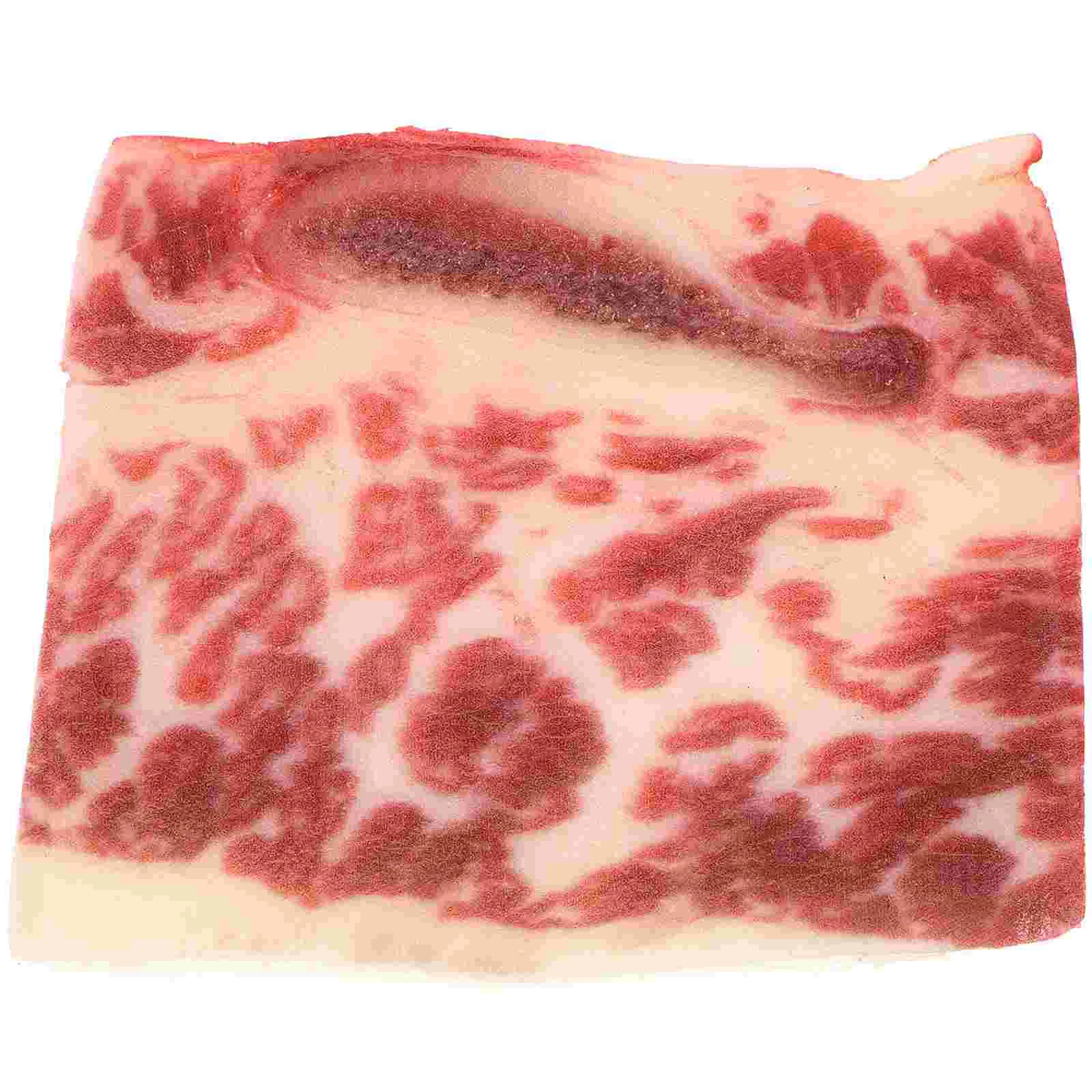 

Decorate Simulation Beef Model Fake Food Artificial Steak Pvc Photography Prop Restaurant