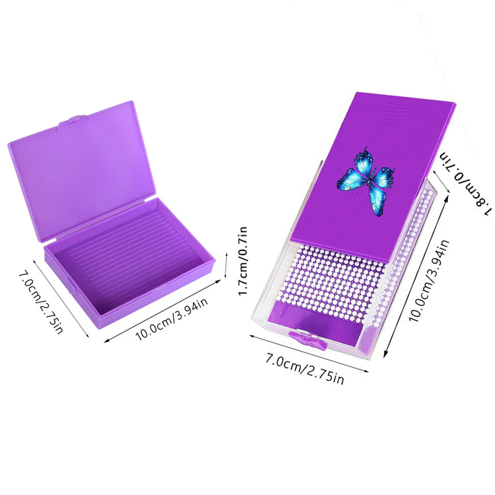 Diamond Painting Accessories Trays with Lids Diamond Art Storage and Diamond Art Trays, Bead Storage & Line-Up view 2