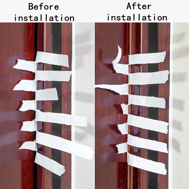 Anti theft door sealing seam sound insulation  anti-collision sticker wooden frame window frame windproof bottom sealing strip