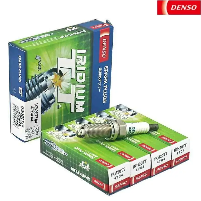 4PCS DENSO IKH20TT 4704 Spark Plug For Jeep BMW Honda Toyota Suzuki Subaru Volvo