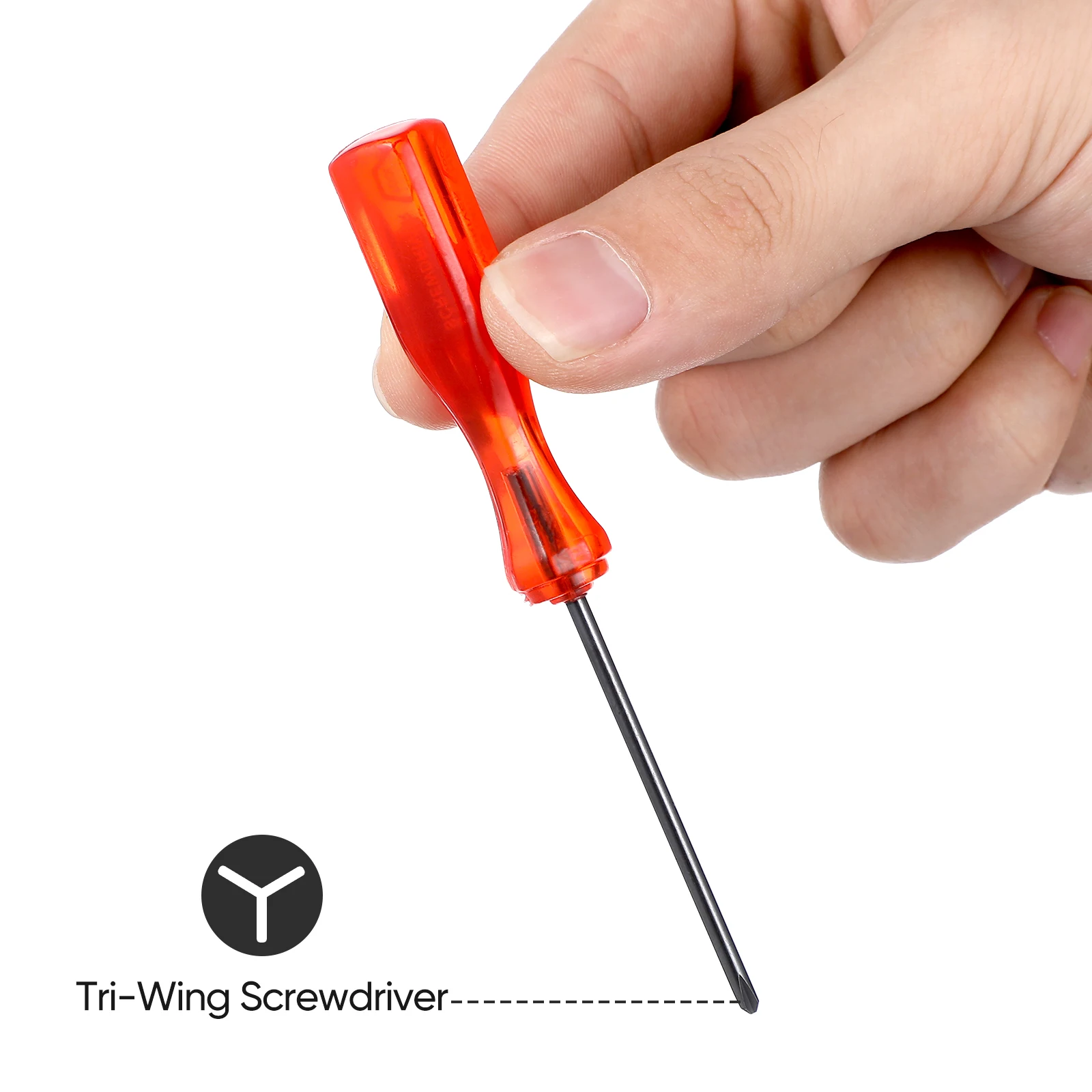 Game Console Repair Tools Durable Plastic Metal Triangle Y-Tip Screwdriver for DS Gameboy Advance Portable Design