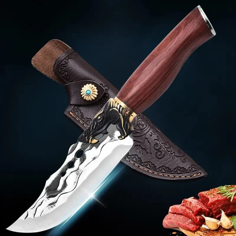 

Forged Kitchen Knife Boning Knife Butcher Knife Ultra Sharp Chef Knife Forged Meat Cleaver Knife Cook Tools BBQ