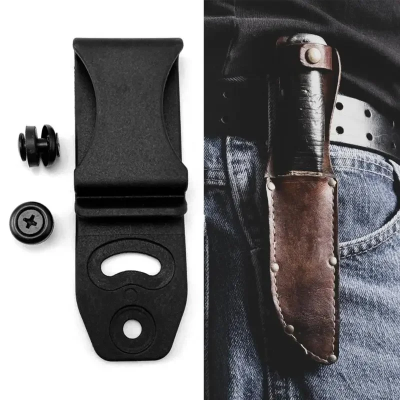 Nylon Belt Clip Compatible for Kydex And Sheaths Suitable For Hiking Camping Adventure Belt Look Clip Holders
