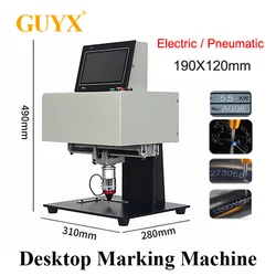 Desktop Engraving Machine Pneumatic/Electric Marking Machine 190X120 MM Touch Screen For Nameplate Cylinder Chassi Number Metal