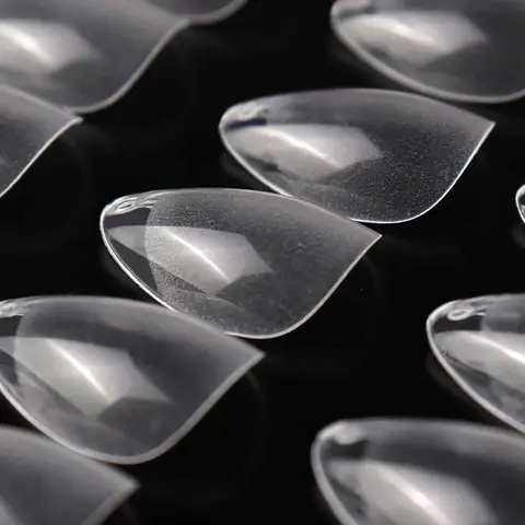 120 पीस XXS एक्स्ट्रा शॉर्ट बादाम कॉफ़िन नेल टिप्स हाफ मैट प्री-फ़ाइल्ड सॉफ्ट जेल फुल कवर छोटे के लिए नकली नाखून 12 best sales नकली नाखून छोटे - №8