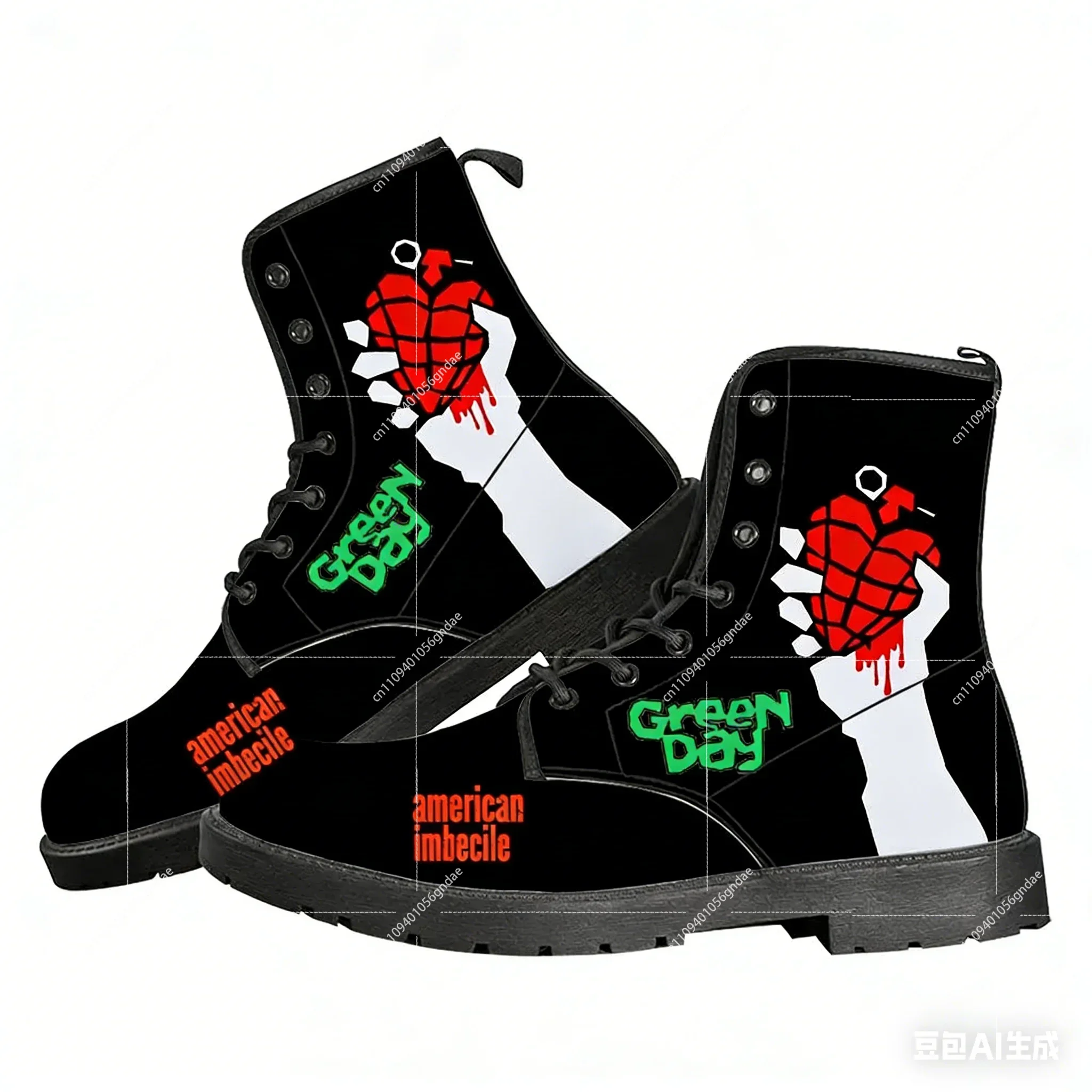 

Повседневные ботинки Green Day Pop Rock Band для мужчин, женщин и подростков, модные 3D-ботинки, уличная обувь высокого качества, изготовленная на заказ