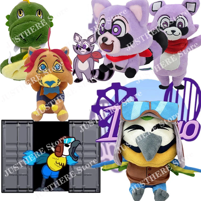 

Newest 20cm Indigo Park Plush Toys Anime Plushie Dolls Rambley Soft Stuffed Animals Pillow Home Decoration Kids Birthday Gifts