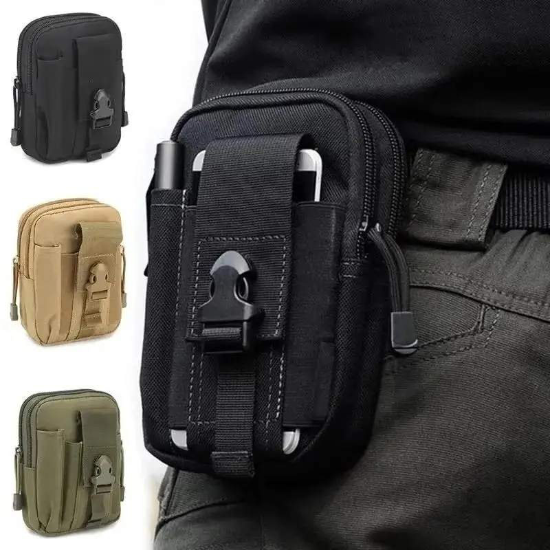 Bolsa Tática de Perna Masculina Multifuncional para Motociclistas, Pochete de Cintura Suspensa