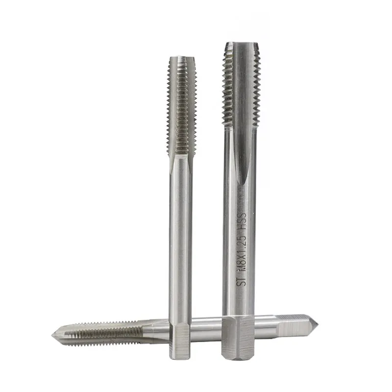 Screw Tap M2-M16 Machine Plug Tap HSS Right Hand ST Thread Tap Straight Slot Metric Tapping Tools