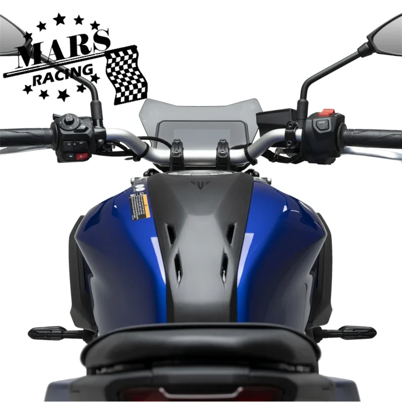 يناسب ياماها MT-07 MT07 2025 2026 دراجة نارية الزجاج الأمامي الألومنيوم عدة منحرف الزجاج الأمامي القصير #4