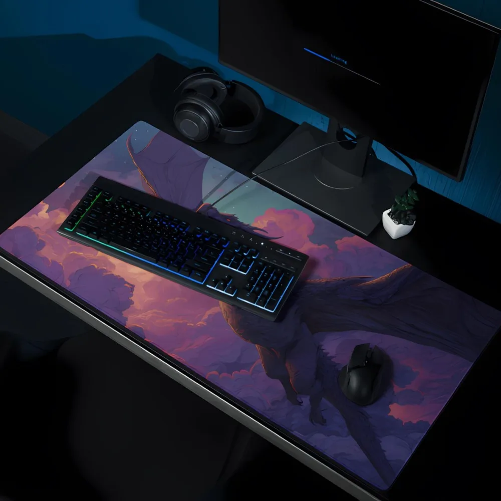 Dragon Mousepad, Dragon Desk Mat,Gaming Mouse Pad,desk accessories alfombrillas para escritorio tapis de souris mouse pad grande