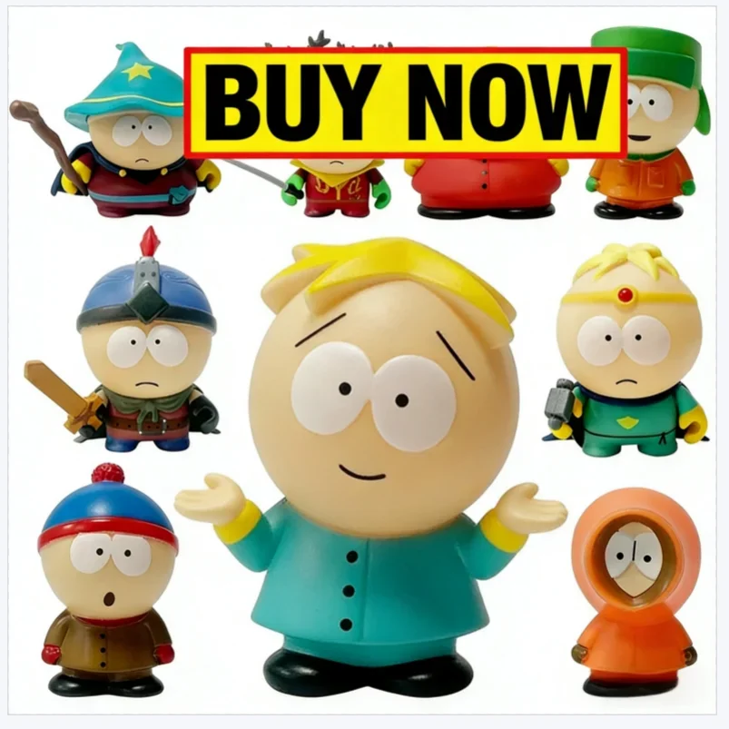 

IN STOCK HOT-NEW South Park Anime Figure The Stick of Truth Kenny McCormick Stan Marsh Cute Lovely Dolls American Band Ornaments
