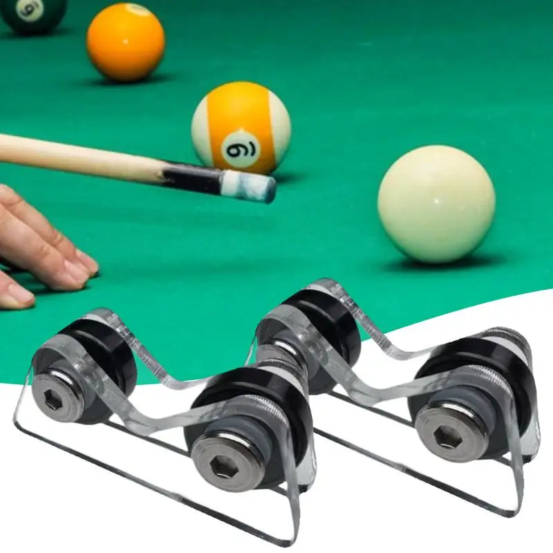 Cue Straightness Checker Set Of 2 Billiard Cue Lathe Attachment Tip Shaper Pool Stick Accessories Inspect Tool For Women Men