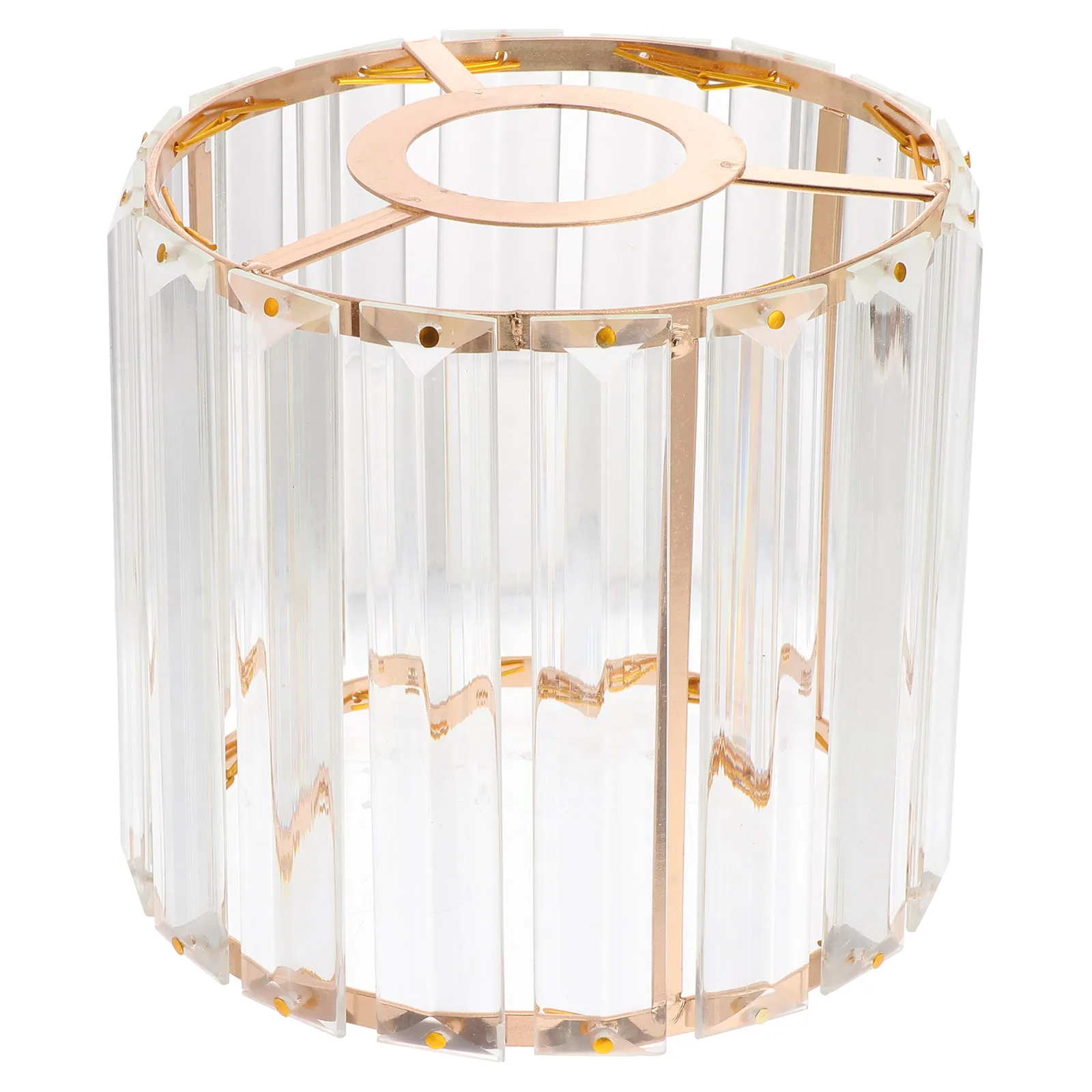 

Crystal Ceiling Clear Light Lampshade Cover for Wall Floor Lamp Dust Light Shade Protection European Style