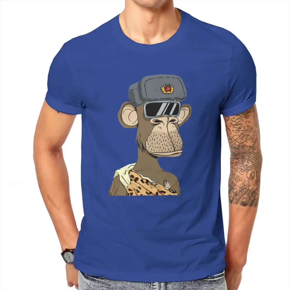 sleevee casual t-shirts Consciousness is an It's Fashion Sport Sleeves NTF Non-fungible Token Bored Ape Yacht Club 4 T Shirt