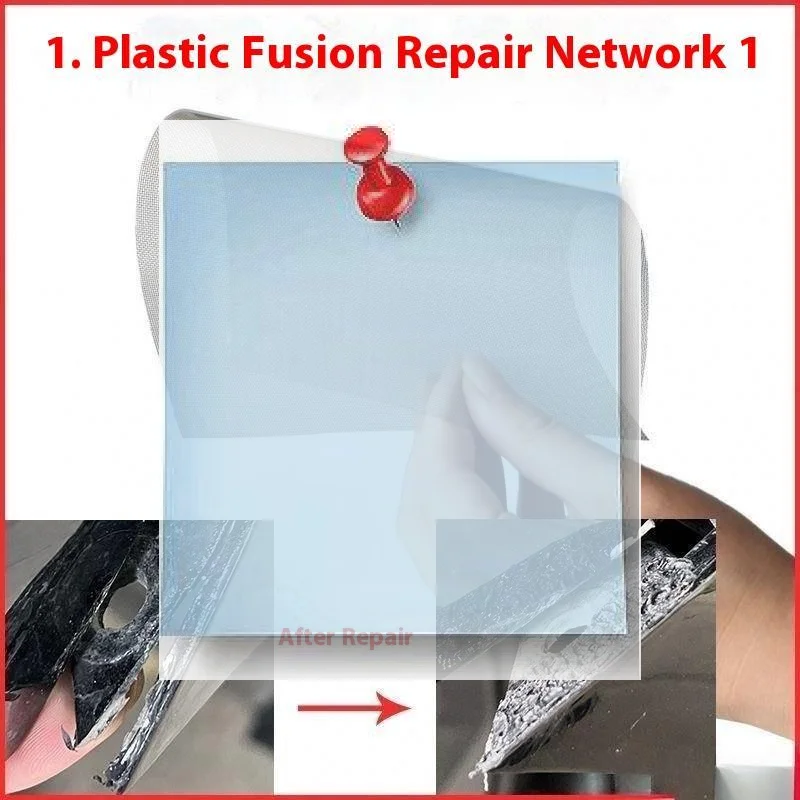 

5/10/20Pcs Universal Car Bumper Repair Mesh Stainless Steel Net Plastic Welder Crack Repairing Hole Patching Wire Kit Fix Tool