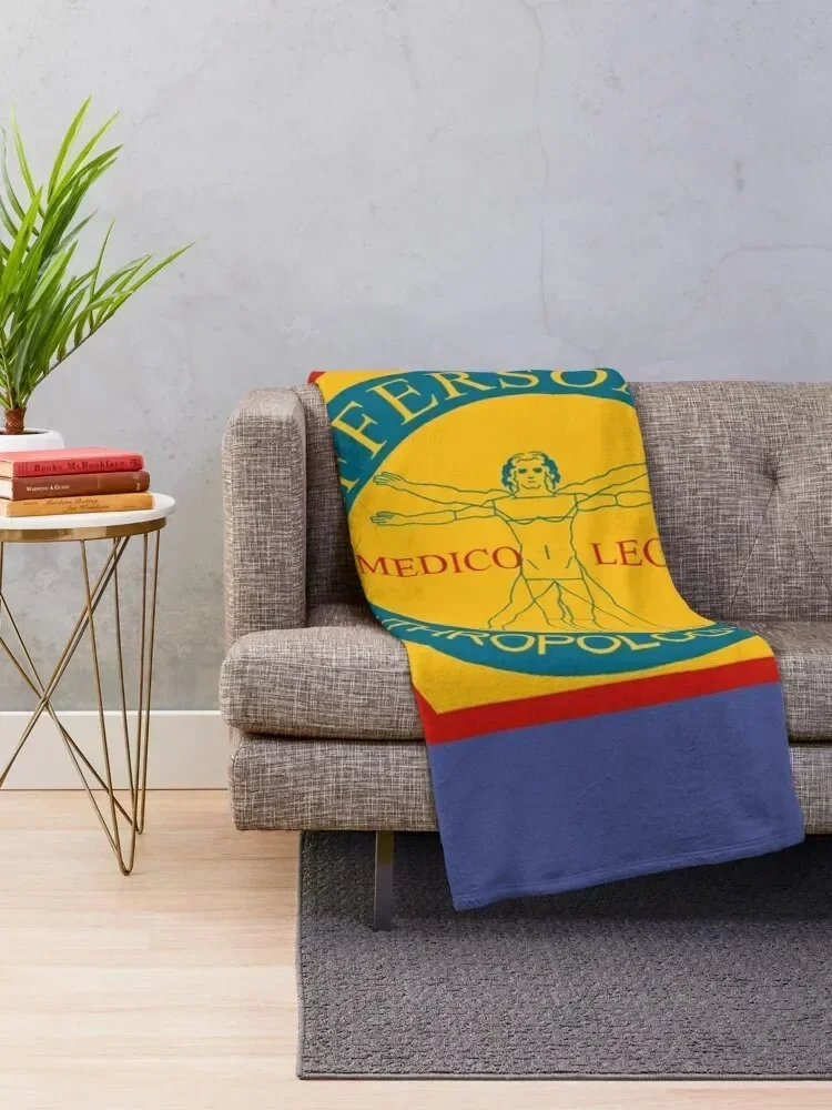 Jeffersonian Logo- Bones TV Show Throw Blanket Winter beds Multi-Purpose Blankets