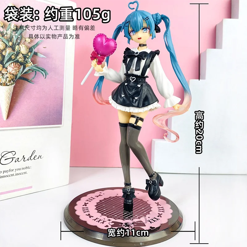 In Voorraad Anime Figuur Hatsune MikuFashion Subclture Miku Action Figure Kerstcadeau PVC Collection Model Kawaii Meisje Pop Speelgoed