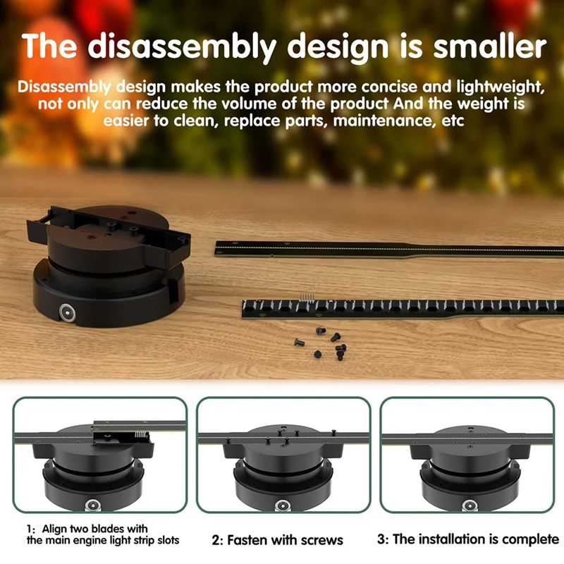 PD42 Proyector de holograma 3D Máquina de publicidad montada en la pared 244 piezas LED, visualización de publicidad de visual HD enchufe del Reino Unido