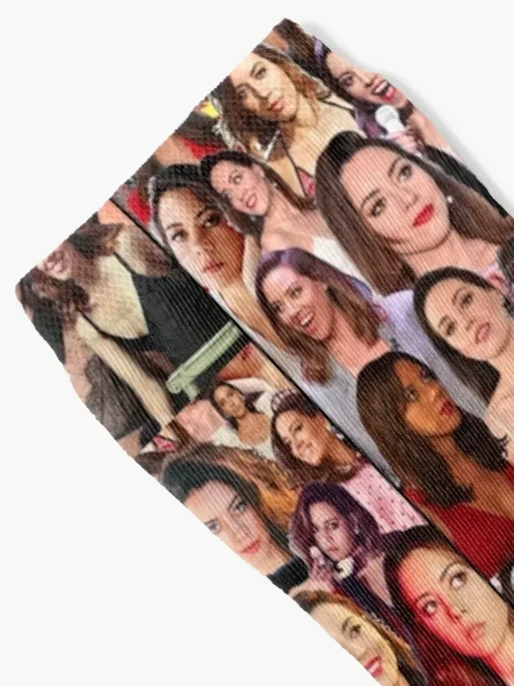 Aubrey Plaza Photo Collage Classic . Socks designer retro Antiskid soccer gym Boy Child Socks Women's