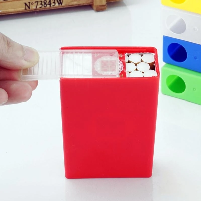 

Moistureproof Portable Plastic Cigarette for Case Dispenser Holder Conta