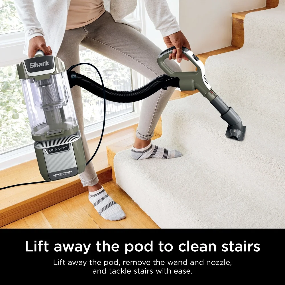 مكنسة كهربائية مستقيمة قابلة للرفع مع DuoClean PowerFins محايد للرائحة فلتر HEPA أدوات توجيه دوارة متقدمة متخصصة للحيوانات الأليفة #3