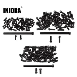 INJORA M2 M2.5 M3 Steel Scale Beadlock Ring Screws 1.9 2.2 Wheel Rims for 1/10 RC Crawler Car TRX4 Axial SCX10 AXI03007 VS4-10