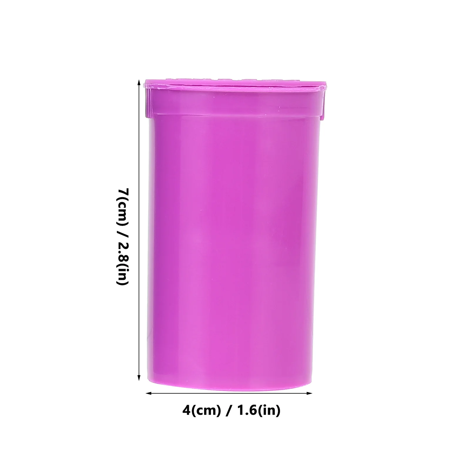 10 Pcs Medicine Storage Tube Container Small Bottle Mini Portable Cans Plastic Empty Colorful Holder