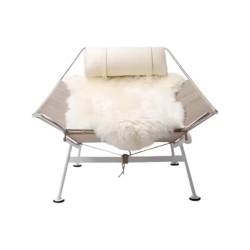 Nordic wabi style designer medieval sailing chair bedroom living room balcony single leisure chair Internet