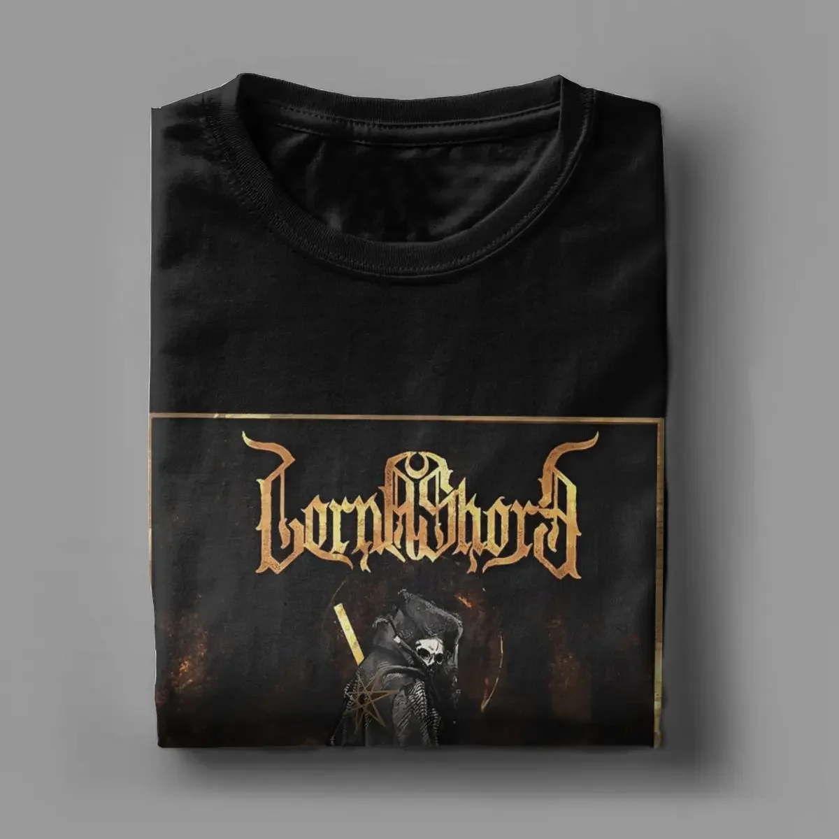 Lorna Shore Aldrich T Shirts Men's 100% Cotton Vintage T-Shirts O Neck Black Band Tee Shirt Short Sleeve Clothing Printing image 4