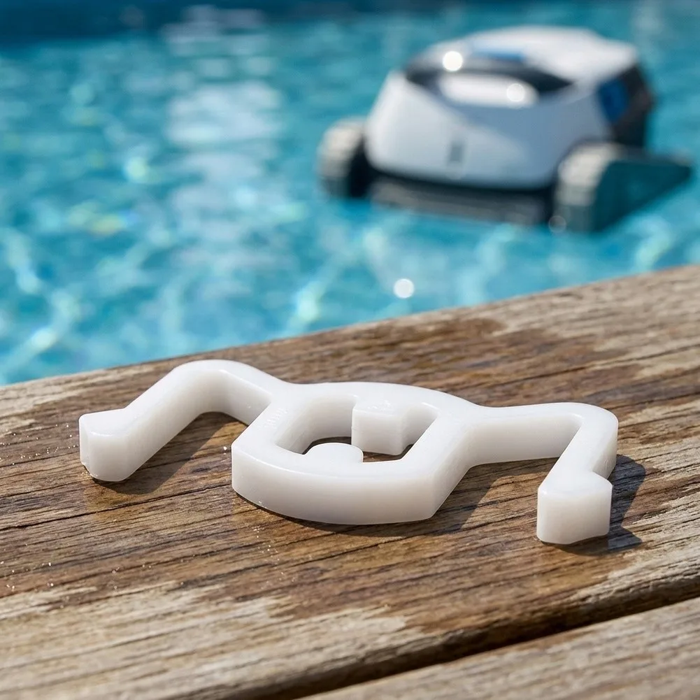 39-330069 Plastic Buckle Clip for Prox2 Pool Robot Replacement Part White Fastening Component Easy Installation