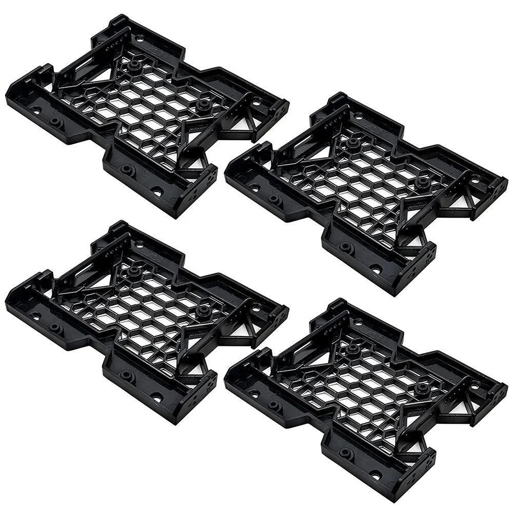 4Pcs 5.25Inch To 3.5Inch 2.5Inch Cooling Fan Bracket SSD HDD Mounting Bracket Internal Hard Disk Drive Bays Holder