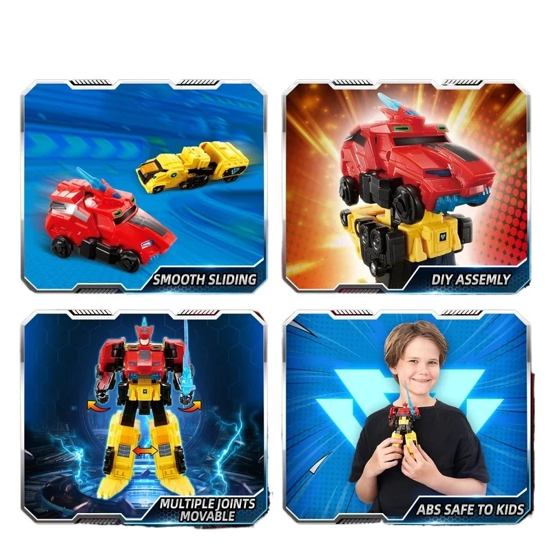 

Heroes Dinoster 2-IN-1 Wing Transfromation from Car to Robot Action Figure Anime Robot Deformation Kid Toys Gift