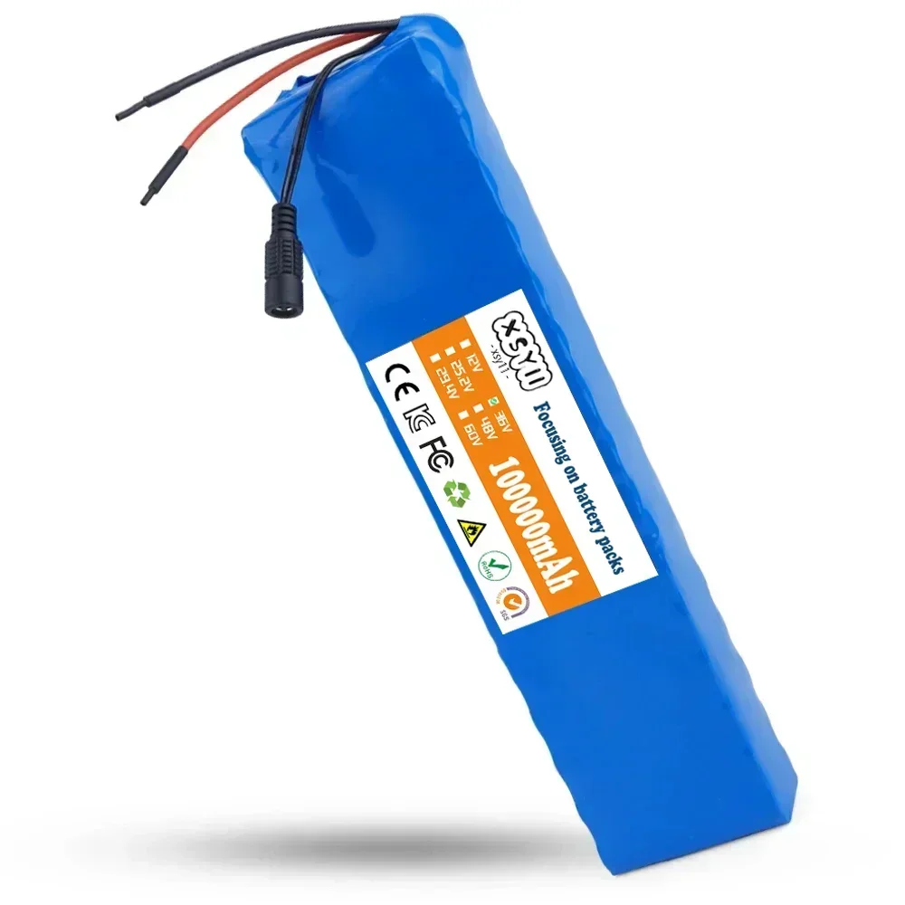 10S3P 36 فولت 100 أمبير 18650 بطارية ليثيوم قابلة للشحن 1000 واط قوة تعديل دراجة سكوتر كهربائي مركبة مع BMS #4