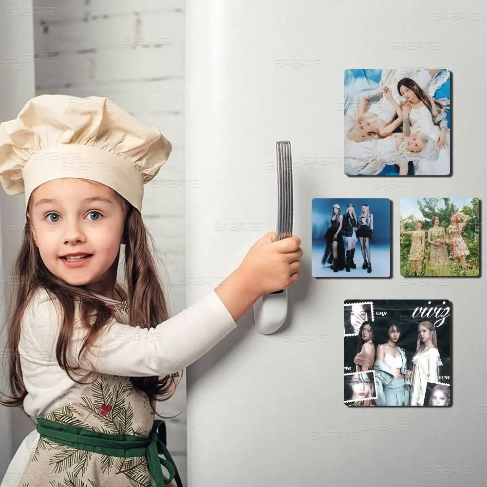 Imán Personalizado del Grupo Pop VIVIZ, Imán de Personajes de Dibujos Animados, Decoración Creativa para Refrigerador, Regalos de Colección para Fans