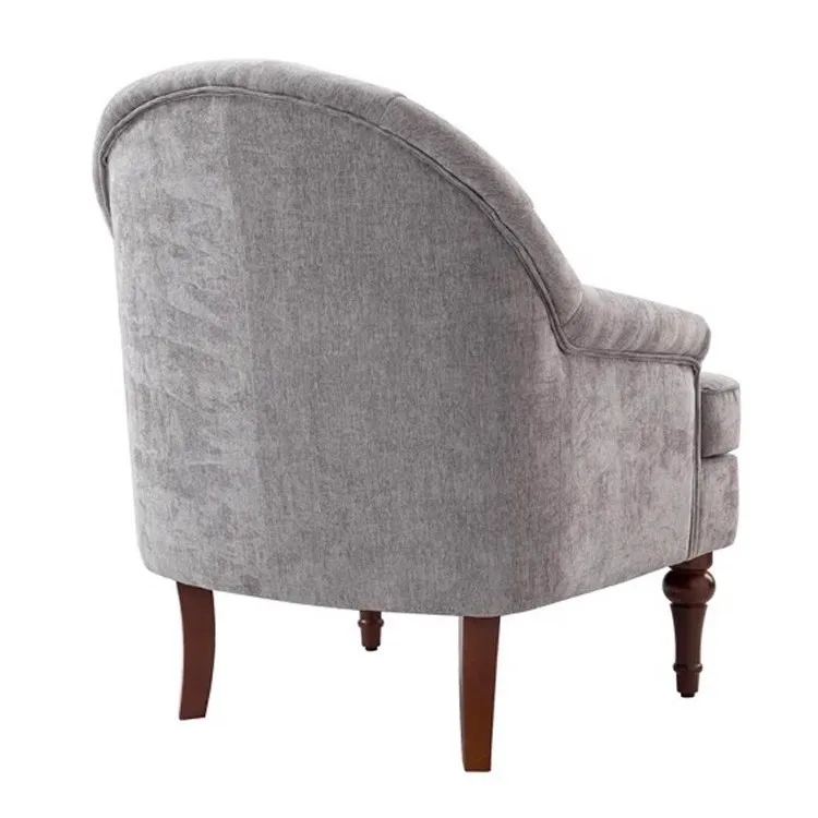 American single sofa chair, light and luxurious fabric, modern and simple living room