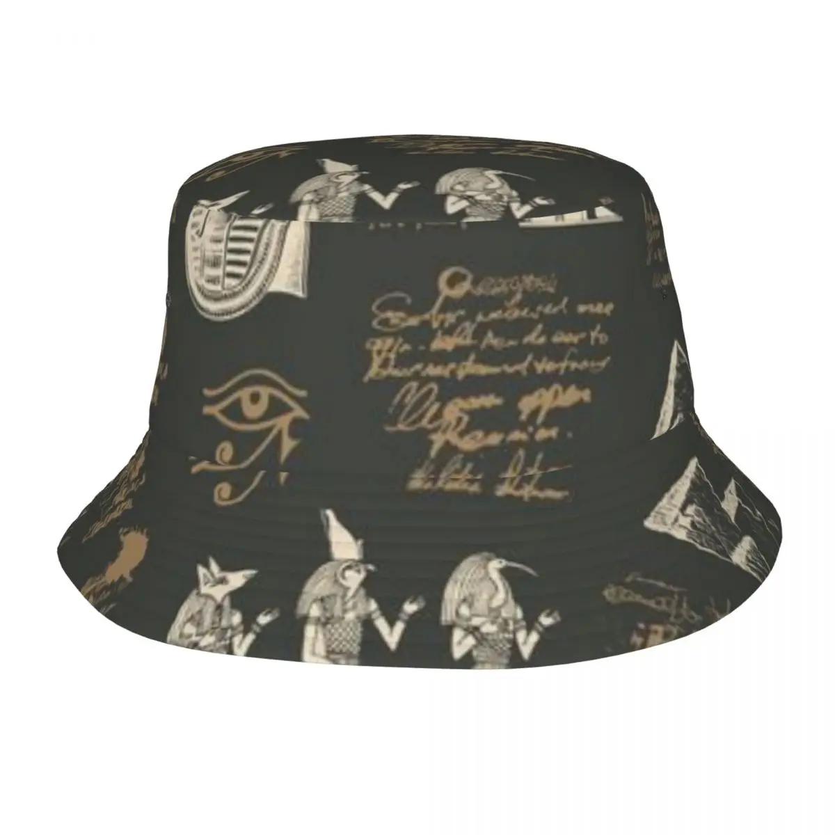 Fisherman Hat Unisex Bob Cap Ancient Egypt Theme Hip Hop Gorros Panama