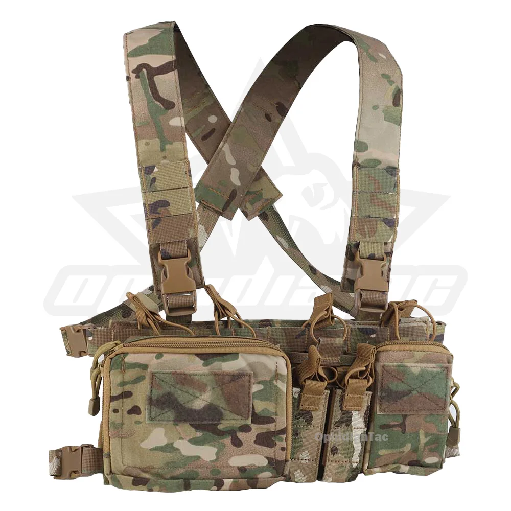 OphidiaTac D3CRH Chest Mount Vest Equipment Expanded AirsoftVest Accessories Heavy Duty Airsoft Hunting Equipment