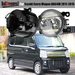 2 X 30W Car H11 LED Fog Light + DRL Daytime Running Lamp Accessories For Suzuki Every Wagon DA64W 2011 2012 2013 2014 2015