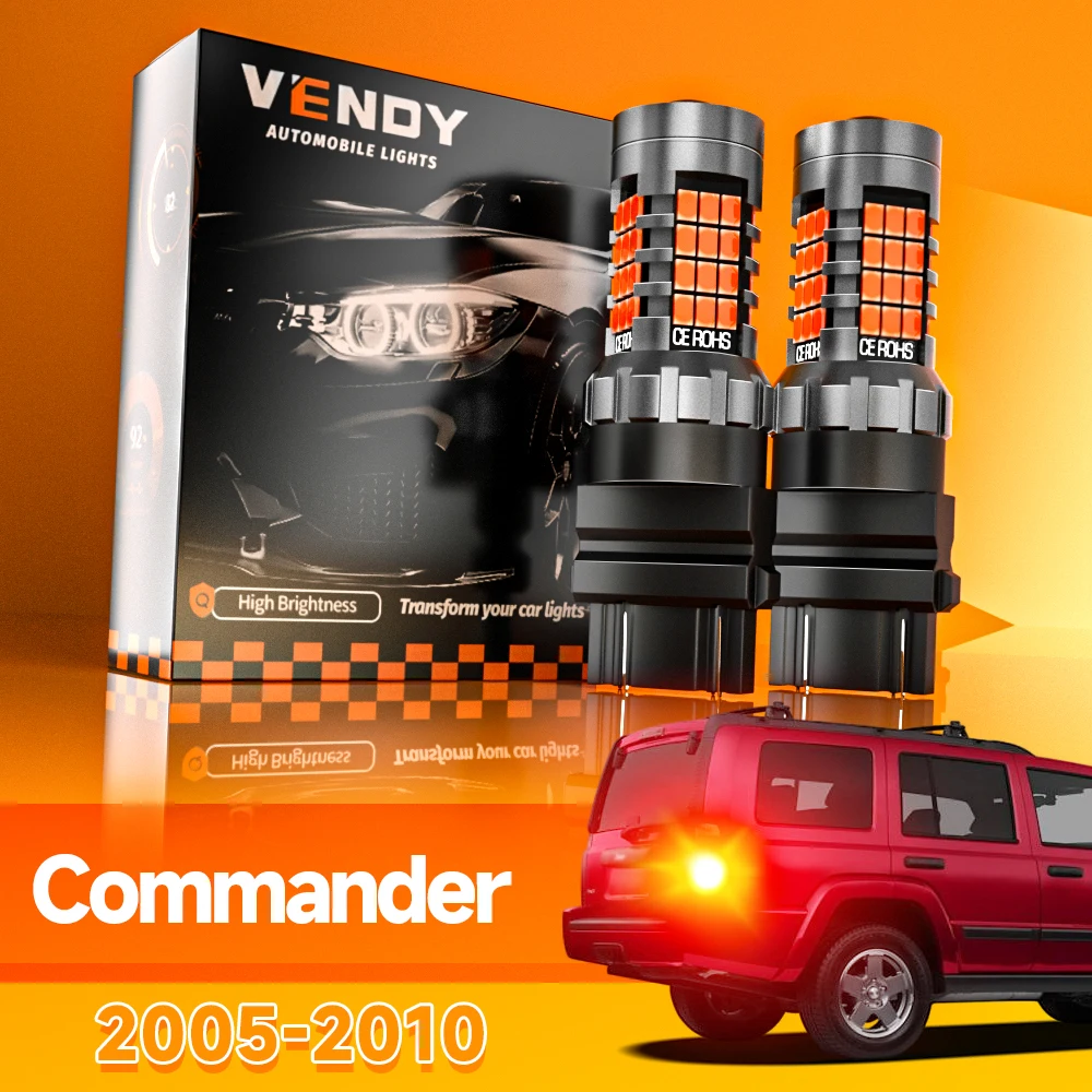 2 uds para Jeep Commander XK XH 2005-2010 luz de freno LED 2006 2007 2008 2009 accesorios Canbus