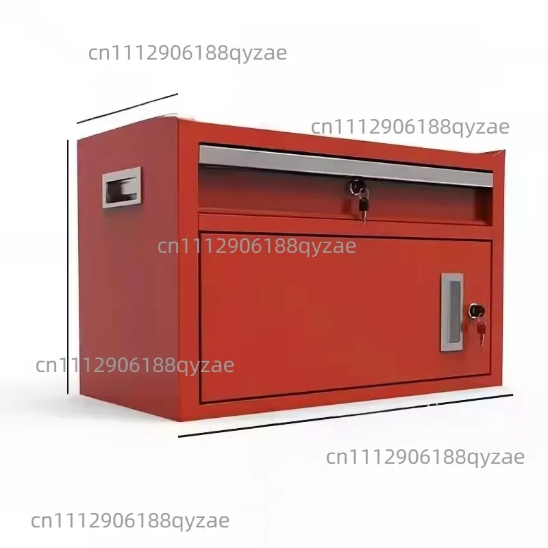 Household tool storage cabinet desktop office workstation assembly line finishing tin box for auto repair workshop