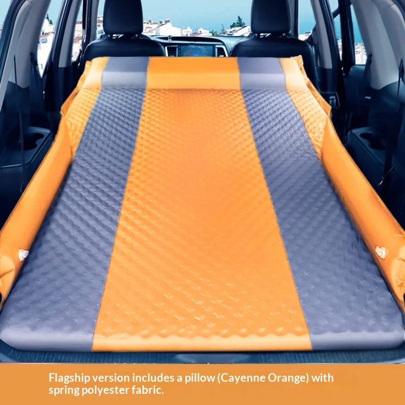 

Automatic Self Inflating Car Air Mattress Rear Seat Air Bed SUV Trunk Full Size Travel Camping Road Trip Portable Car Travel Bed