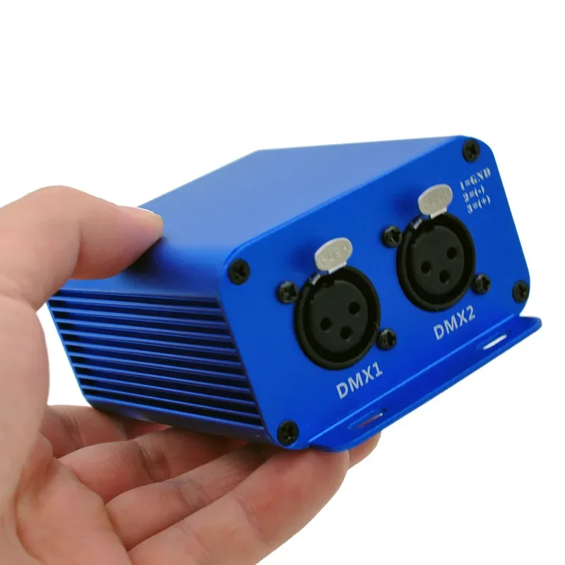 For 2 Way 3 Core Controller Stage Lighting Network Signal Conversion Bidirectional I/O DMX512 Interface